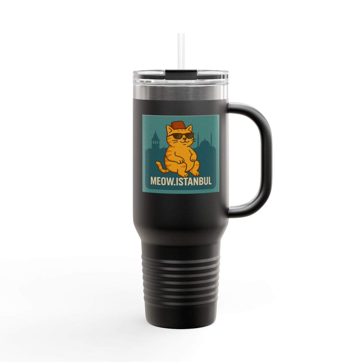 MEOW.ISTANBUL insulated travel mug